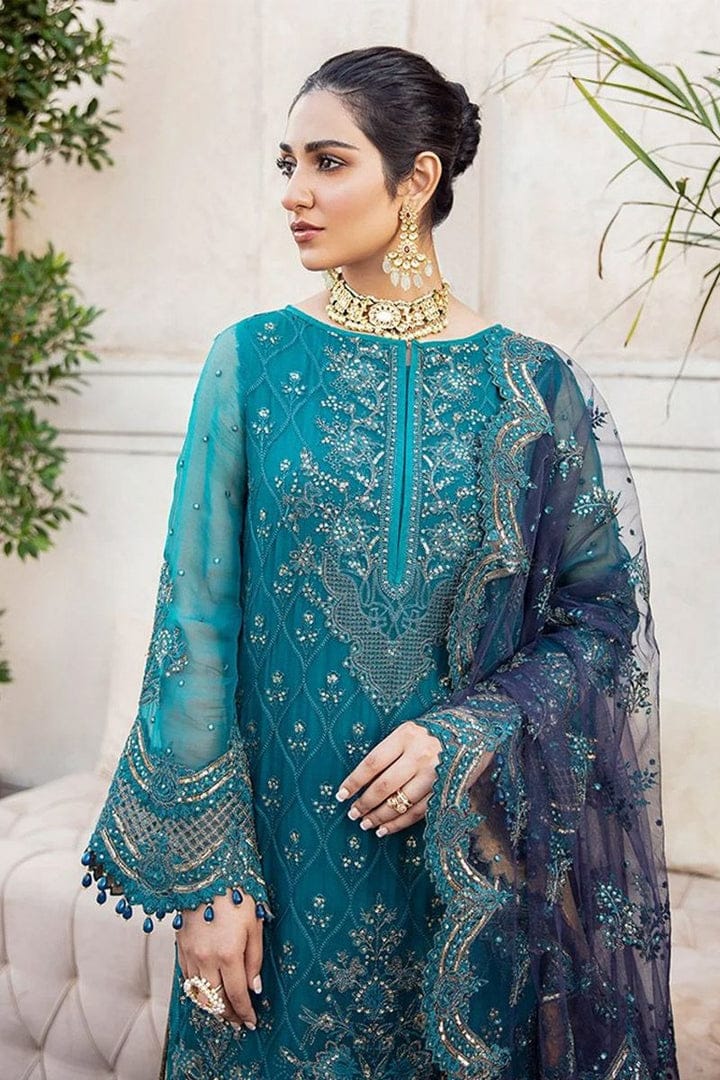 COCO PREMIUM LAWN 3pc Embroided Unstitched Designer suit | 1033