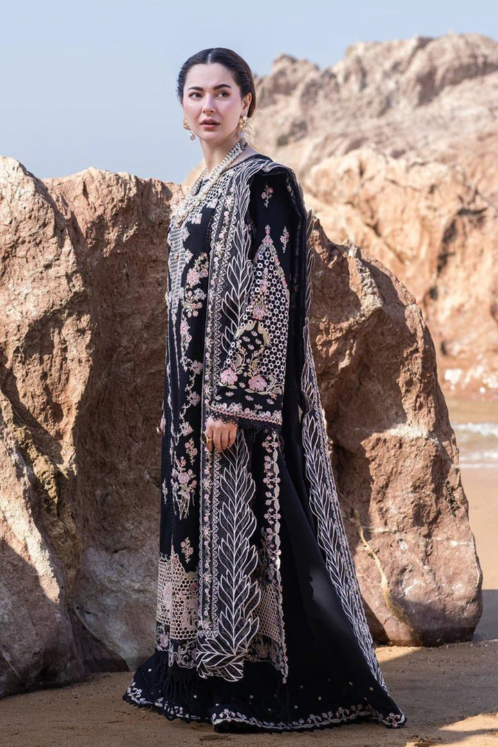 QALAMKAR | HANIA AMIR | SAHIL KINARAY | UNSTITCHED LAWN 3PC