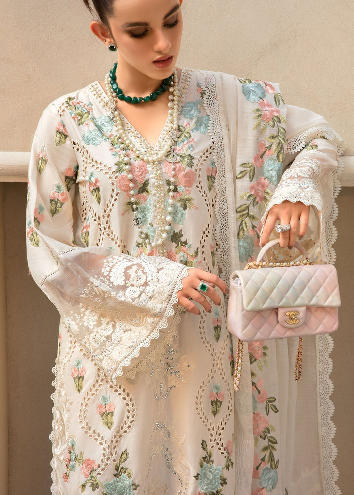 CRIMSON | Monsoon Blooms | UNSTITCHED LAWN 3PC EMBROIDERED SUITE