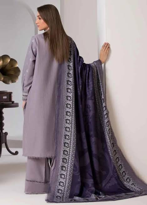 SUMMER 3PC LAWN EMBROIDERED SUIT - VL1150