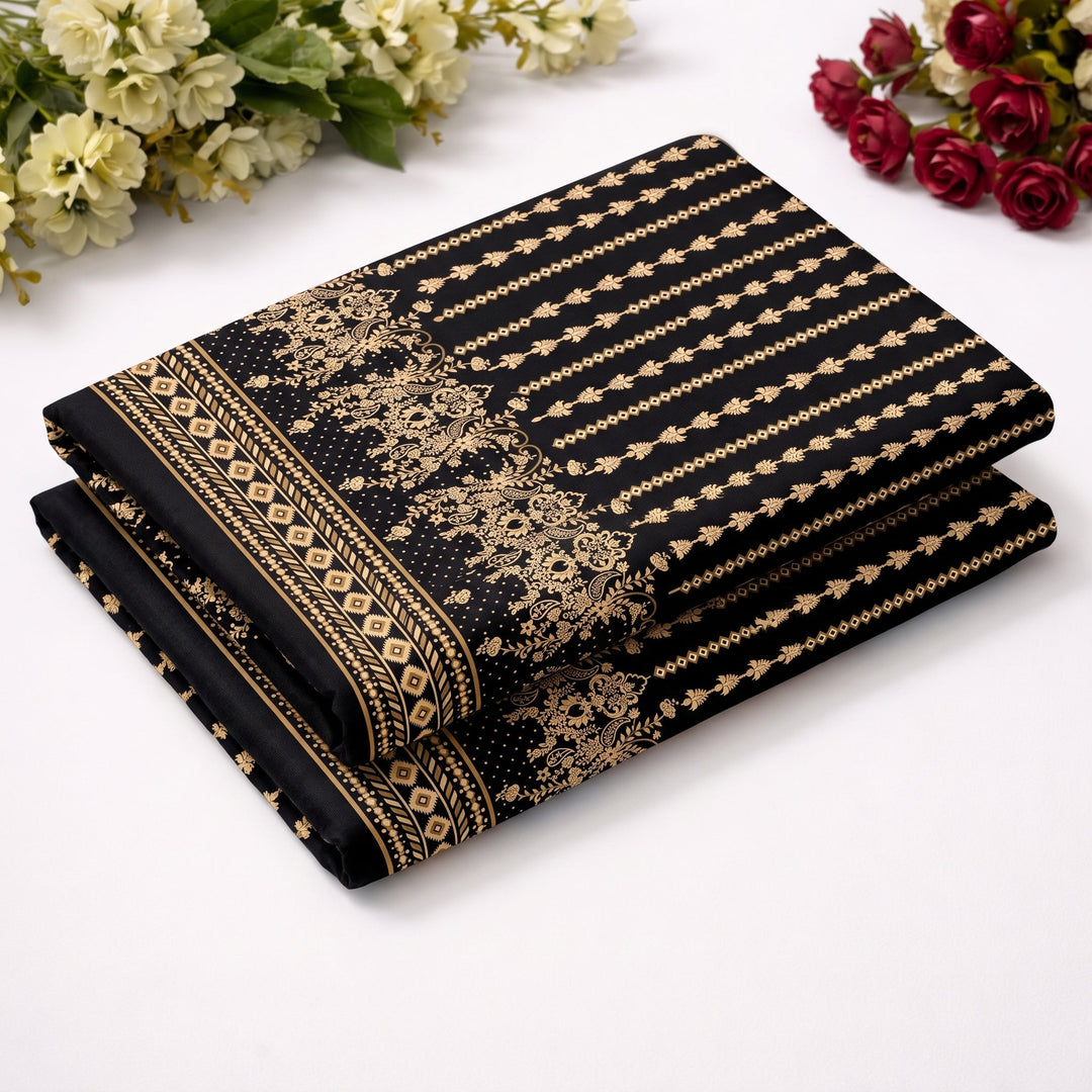 PRINTED CAMBRIC – 2 PIECE UNSTITCHED SUIT 838