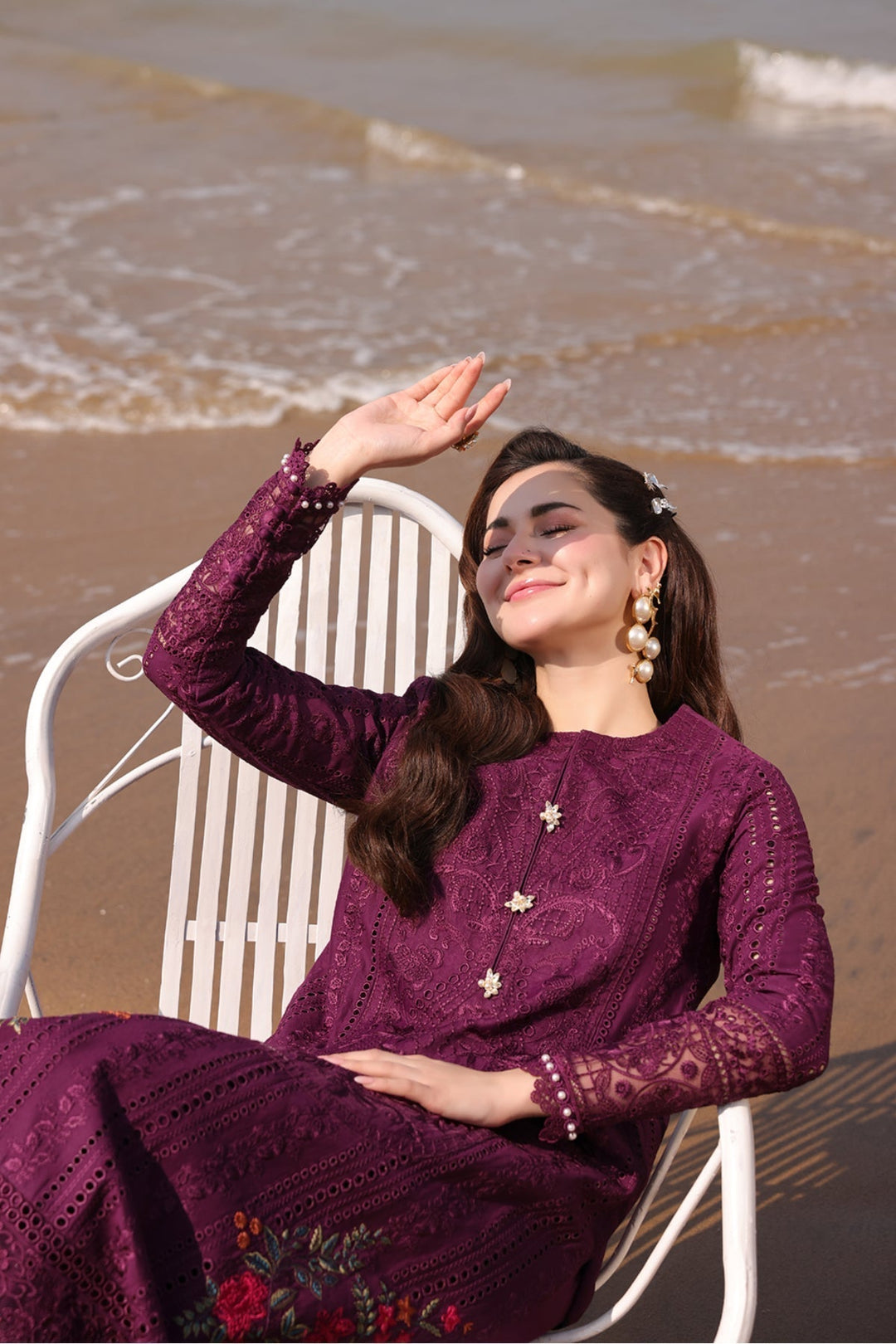 IMROZIA | LAWN CHIKANKARI EMBROIDERED UNSTITCHED 3PC SUITE