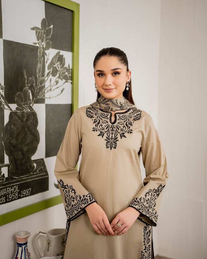 MRS-387 | 3 Piece Stitched Screen Print Suit