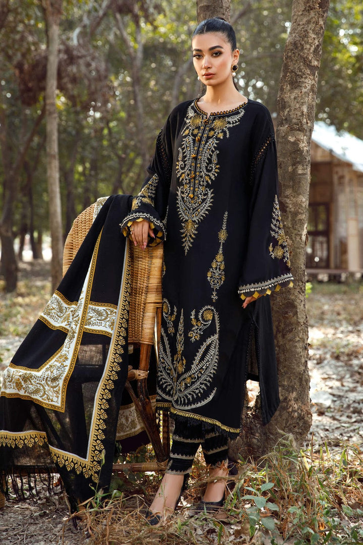 MRS-407 | Lawn Embroidered 3 Piece Stitched Suit