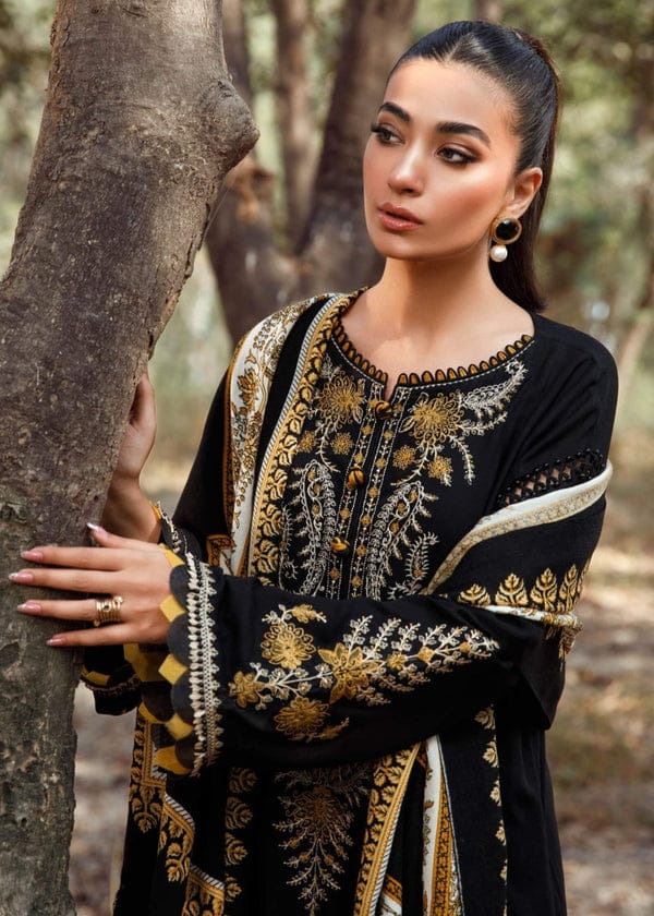 MRS-407 | Lawn Embroidered 3 Piece Stitched Suit