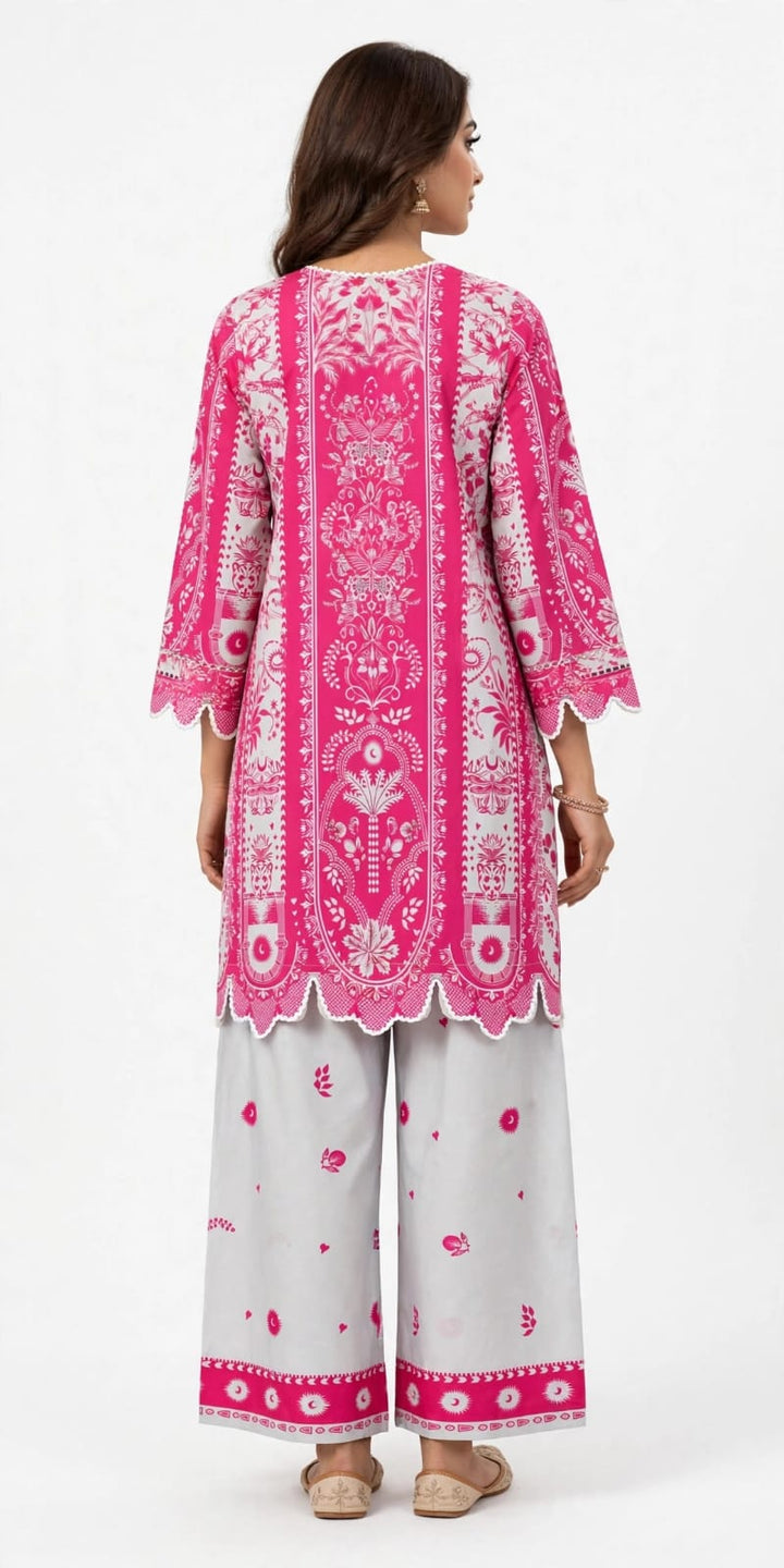 Crepe Silk Stitched 2Piece CH-393