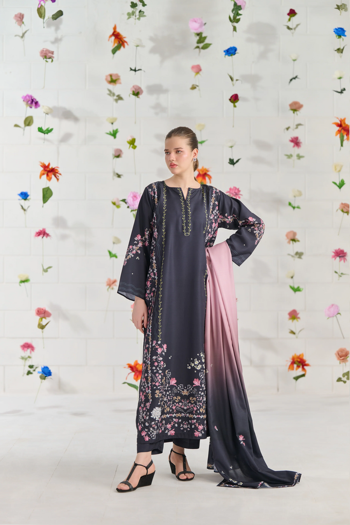 MRS-399 | Orchid Premium Printed 3 Piece Stitched Suit